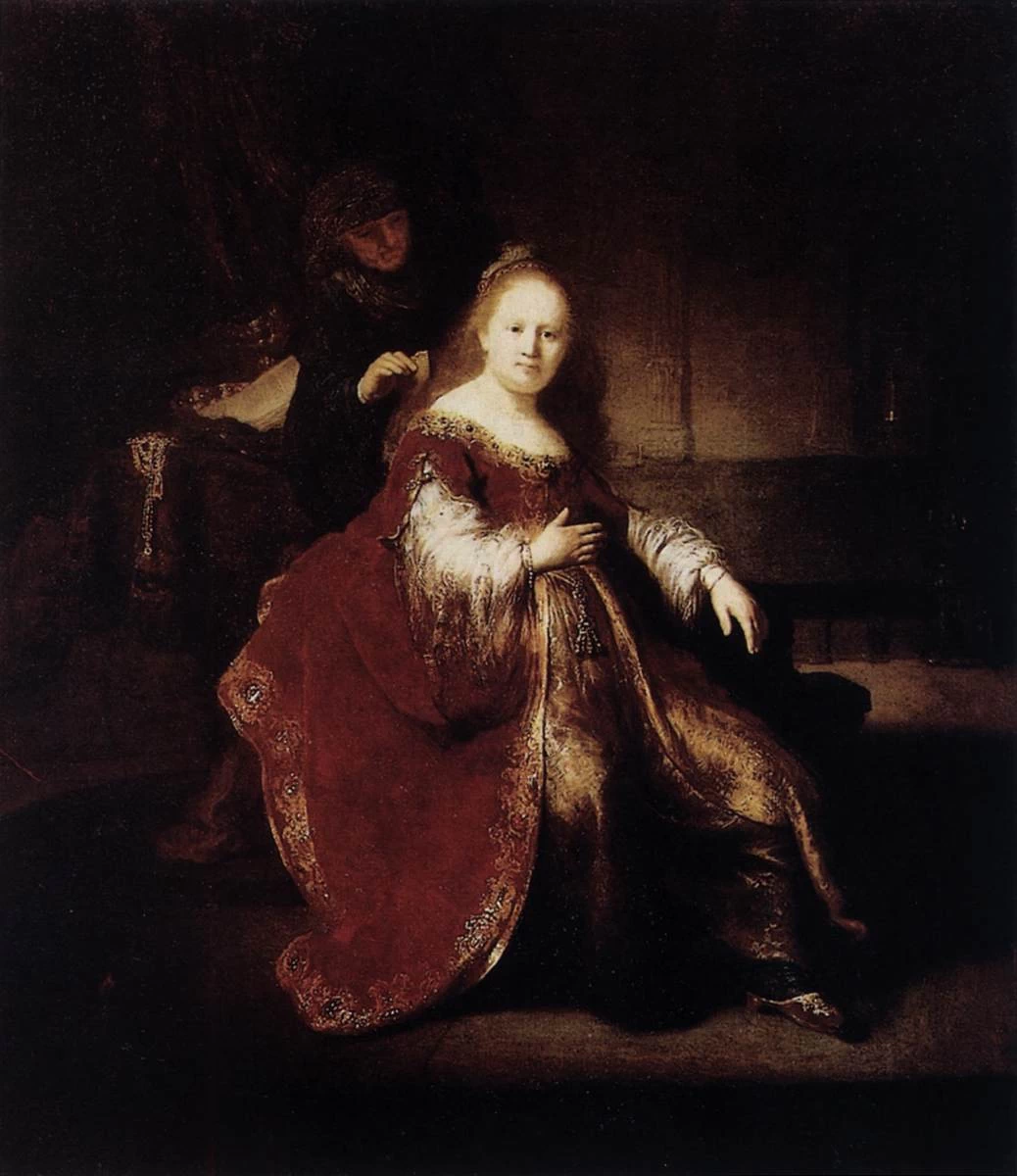 Ester si prepara all'incontro con Assuero - National Gallery of Canada, Ottawa